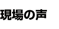 現場の声
